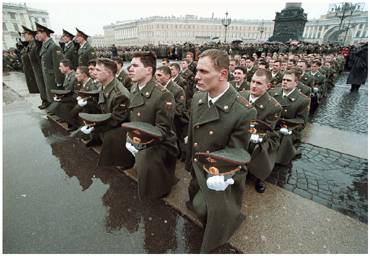 Saint-Petersburg. Graduation of Military Colleges