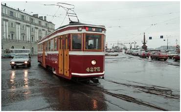 Saint-Petersburg. Old Tram