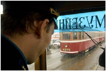 Saint-Petersburg. Old Tram