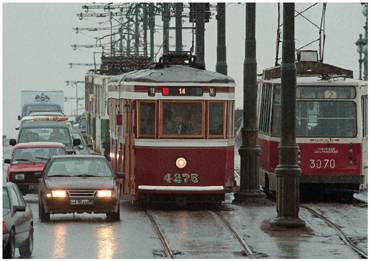 Saint-Petersburg. Old Tram