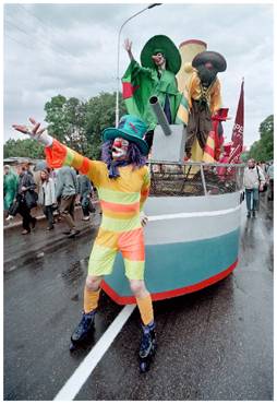 Saint-Petersburg. Carnival in Tsarskoye Selo