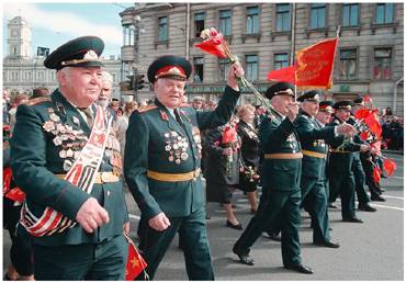 Saint-Petersburg. The Victory Day