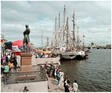 Saint-Petersburg. Marine City