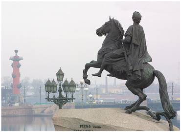 Saint-Petersburg. The Statue of Peter I (the Bronze Horseman)