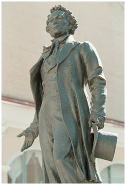 Saint-Petersburg. The Monument to Pushkin
