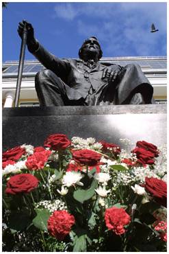 Saint-Petersburg. The Monument to Turgenev