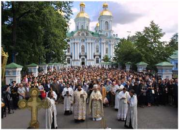 Saint-Petersburg. Religious Procession