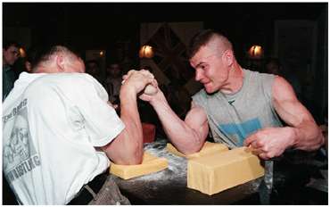 Saint-Petersburg. Arm Wrestling