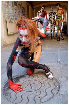 Saint-Petersburg. Body Art