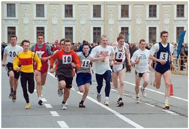 Saint-Petersburg. Races