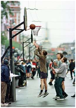 Saint-Petersburg. Streetball