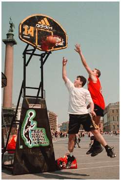 Saint-Petersburg. Streetball