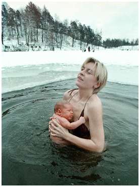 Saint-Petersburg. Winter Bathing