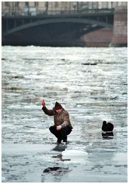 Saint-Petersburg. Winter Fishing