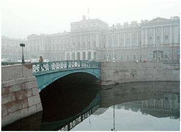 Saint-Petersburg. Blue (Siny) Bridge