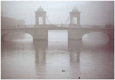 Saint-Petersburg. The Lomonosov Bridge