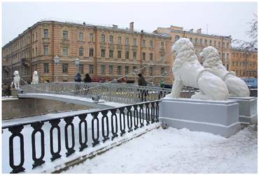 Saint-Petersburg. Lviny Bridge