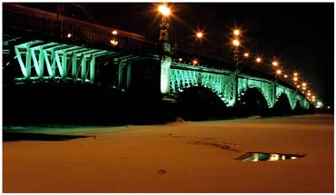 Saint-Petersburg. Troitsky Bridge