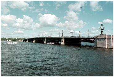 Saint-Petersburg. Troitsky Bridge