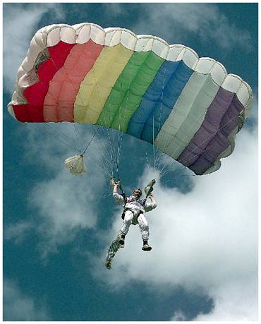 Saint-Petersburg. Parachute Jumping