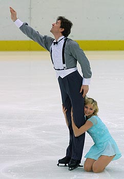 Saint-Petersburg. Elena Berezhnaya and Anton Siharulidze