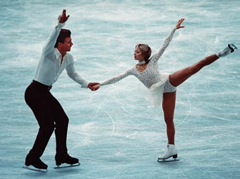 Saint-Petersburg. Elena Berezhnaya and Anton Siharulidze