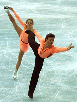 Saint-Petersburg. Elena Berezhnaya and Anton Siharulidze