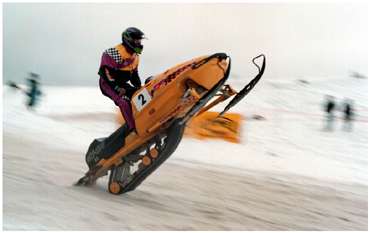 Saint-Petersburg. Tobogganing