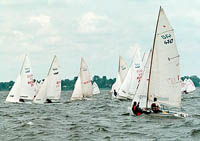 VI Petersburg sailing week has started from coast of Neva.