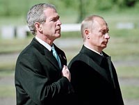 Saint Petersburg�s meeting of Vladimir Putin and George Bush