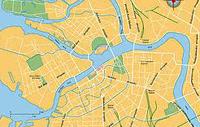 Map of Saint-Petersburg