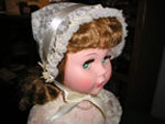 One of the dolls on display at the exhibition