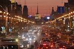 Nevsky Prospect illuminated