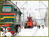 Blast hits rail tracks in St. Petersburg