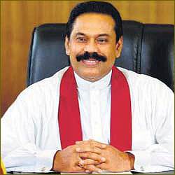 President Mahinda Rajapaksa