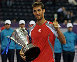 Klizan captures maiden tennis crown in St Petersburg