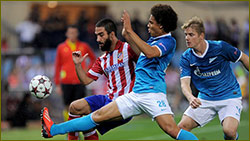 Atletico back with a win at Zenit,s expense