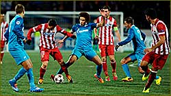 Zenit salvage home draw with Atltico