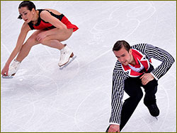 Stolbova and Klimov, pair skaters: silver in pairs figure skating