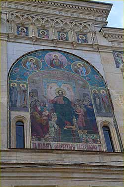 In St. Petersburg after restoration the historical mosaic panel is opened