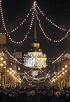 on the New Year night