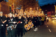 Torch-lit Procession, St. Patrick's Festival in Dublin