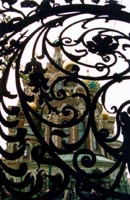 the grille of the Mikhailovsky Garden's fence