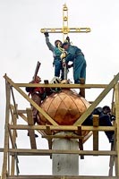 erection of the cross